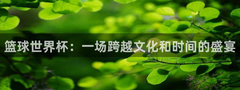 世界杯直播网站：篮球世界杯：一场跨越文化和时间的盛宴